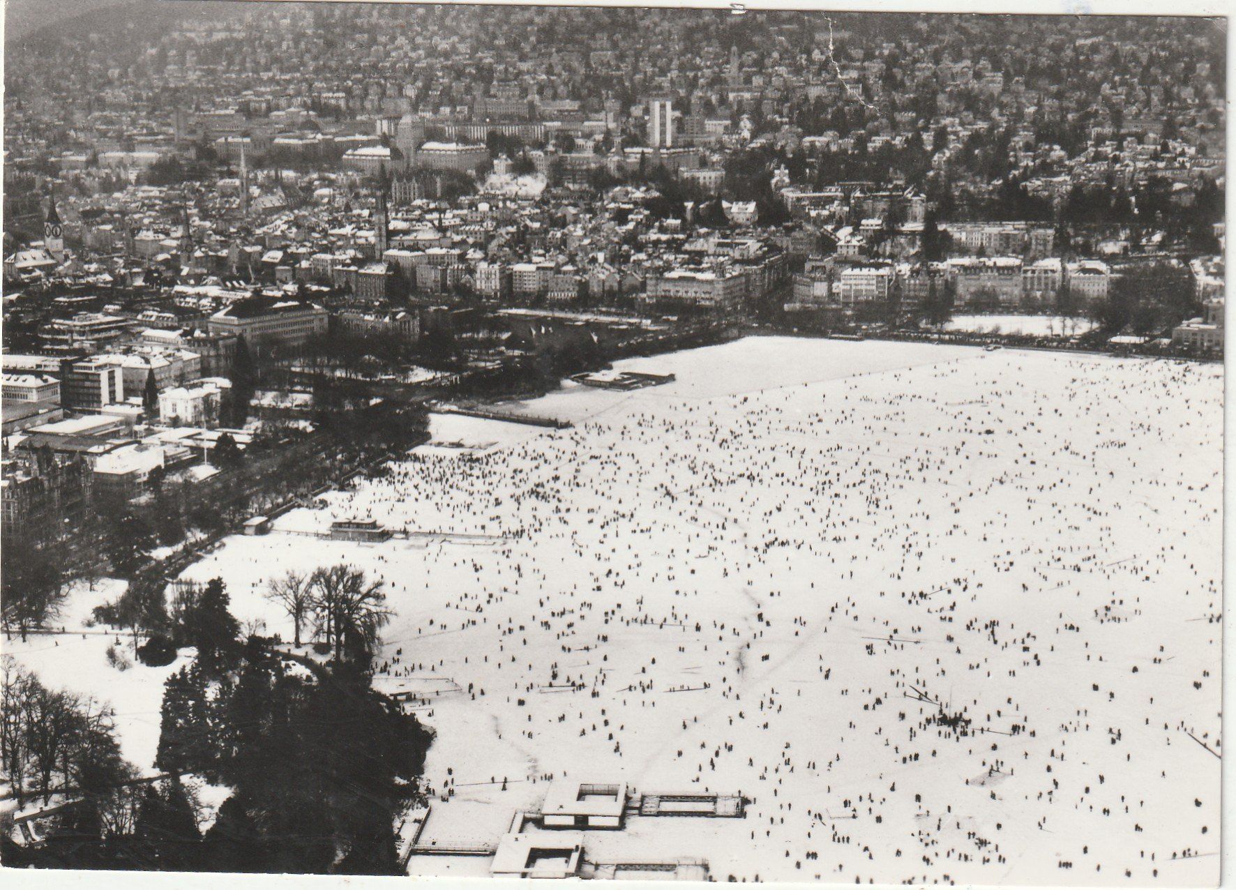 Ansichtskarten: Zürich Seegröri 1963 – Gebraucht aus Lumbrein von made02