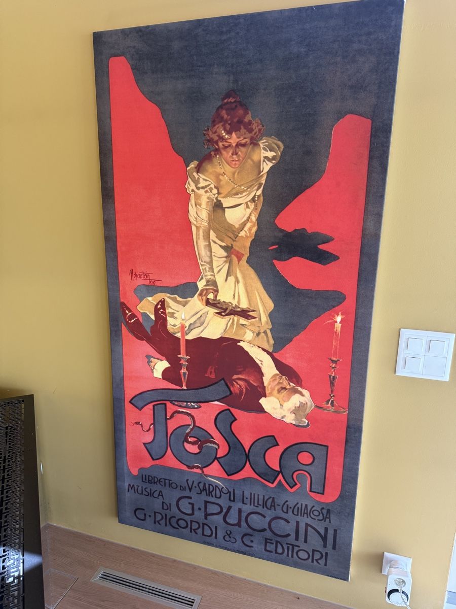 Gemälde: Tosca poster printed on canvas  – Gebraucht aus Oberwil b Zug von sharls22
