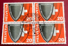 4 er Block Nr.330 mit Stempel Langenthal
