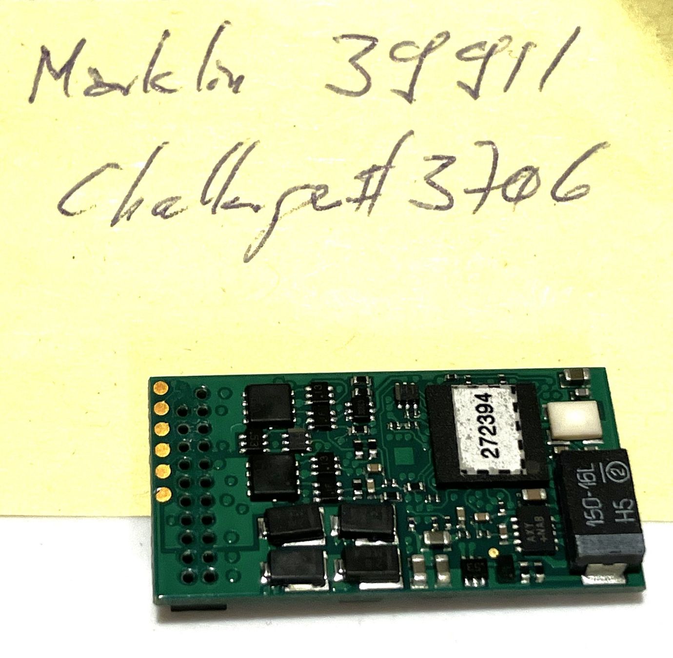 Märklin Modelleisenbahnen: Sounddecoder aus Märklin 39911 / Challenger #3706 – Gebraucht aus Zürich von foufou2000 1