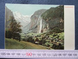LAUTERBRUNNEN 1906 BEO AK WASSERFÄLLE