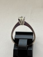 Ring, Weissgold 750, Diamant 0.27 Carat, Top Zustand!