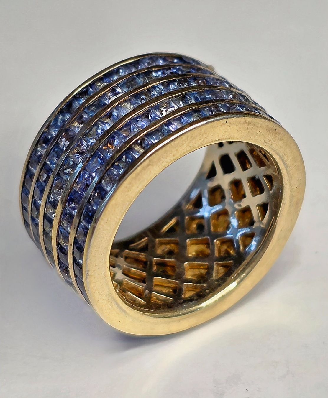 Anelli: Safir Ring – Nuovo (secondo la descrizione) da Zürich venduto da adriben 8