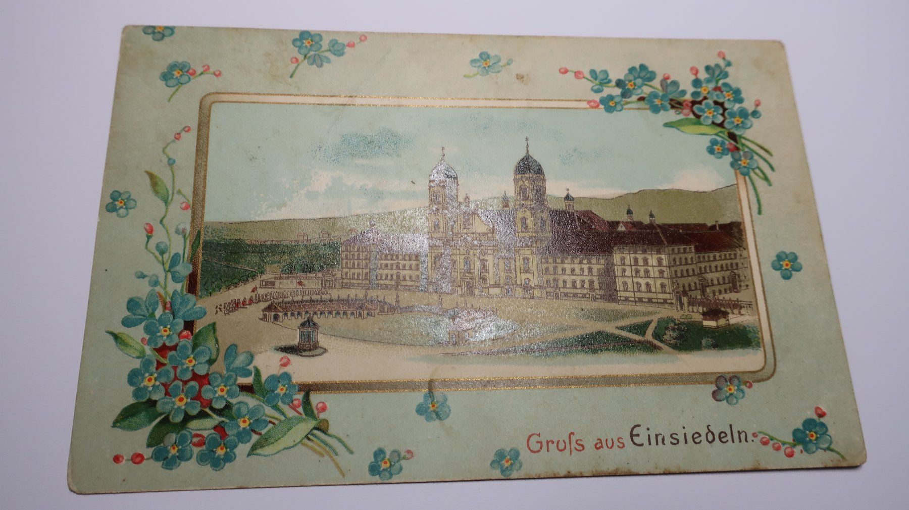 Cartes postales: Gruss aus Einsiedeln – Défectueux à Cormoret par Pascalll2001 1