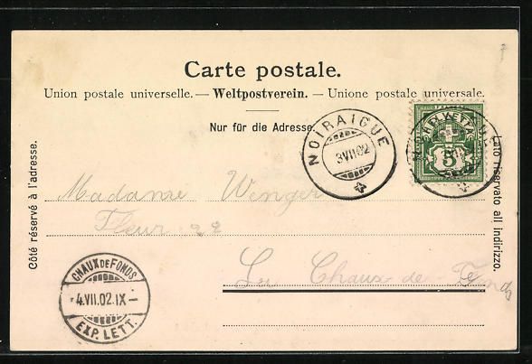 Cartes postales: AK Creux-du-Van, La Ferme Robert, 1902 – D'occasion à Berlin par bartko-reher 1