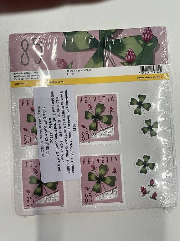 Alle Briefmarken: Briefmarken 0.85 – Gebraucht aus Luzern von Sandro_299