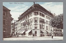 NYON, HÔTEL DES ALPES, VUE ANIMÉE, *
