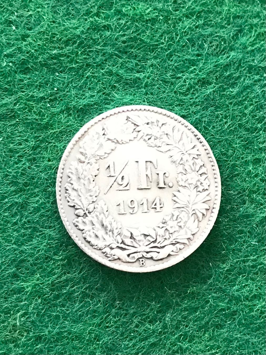 Tutti le monete: 50  Rappen  1914   vorz. – Usato da Viganello venduto da Plausch8