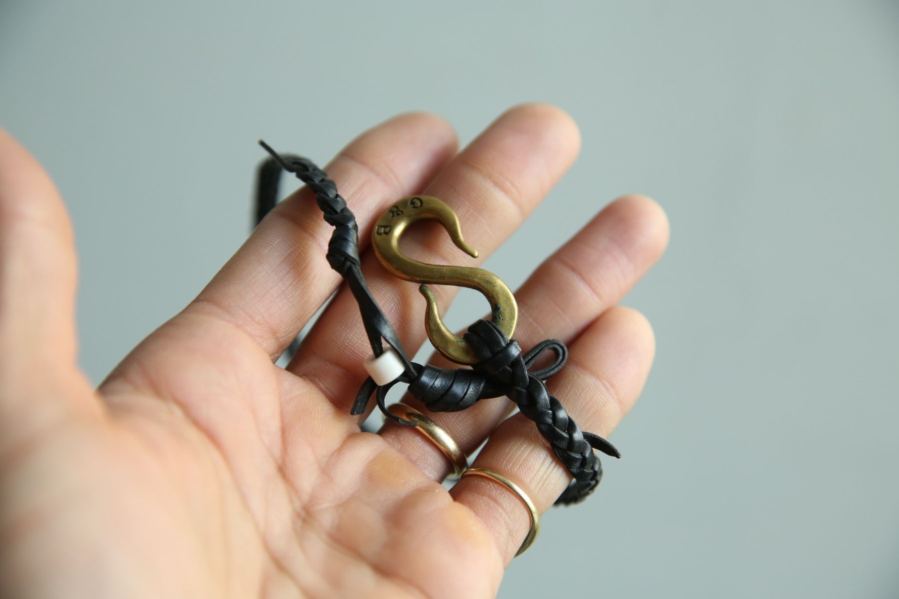 Armbänder & -reifen: giles & brother leather brass bracelet – Gebraucht aus Zürich von considermichael