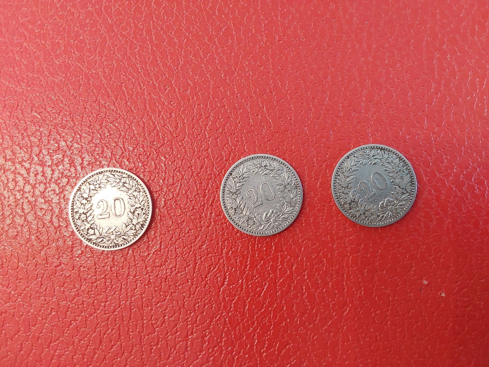 Alle Münzen: 20rp 1881,83 und 84 – Gebraucht aus St. Gallen von aha_2prr 1