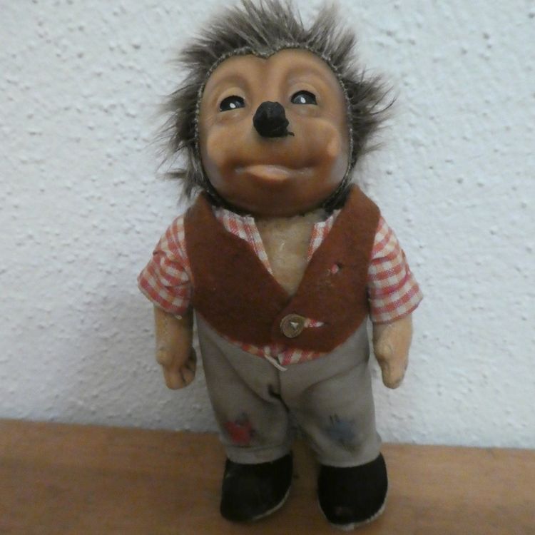 Figurine Hérisson Mecki Steiff 20 Cm - Années 1940 - Occasion état Correct