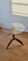 Glas-Tischli / Beistelltisch mit Speziellem Fuss, Top!