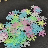 Wandsticker Schneeflocken fluoreszierend