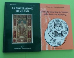 Numismatische Literatur auf italienisch.