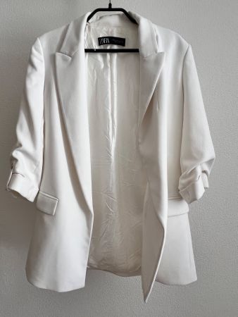 Zara Blazer weiss, Gr. M