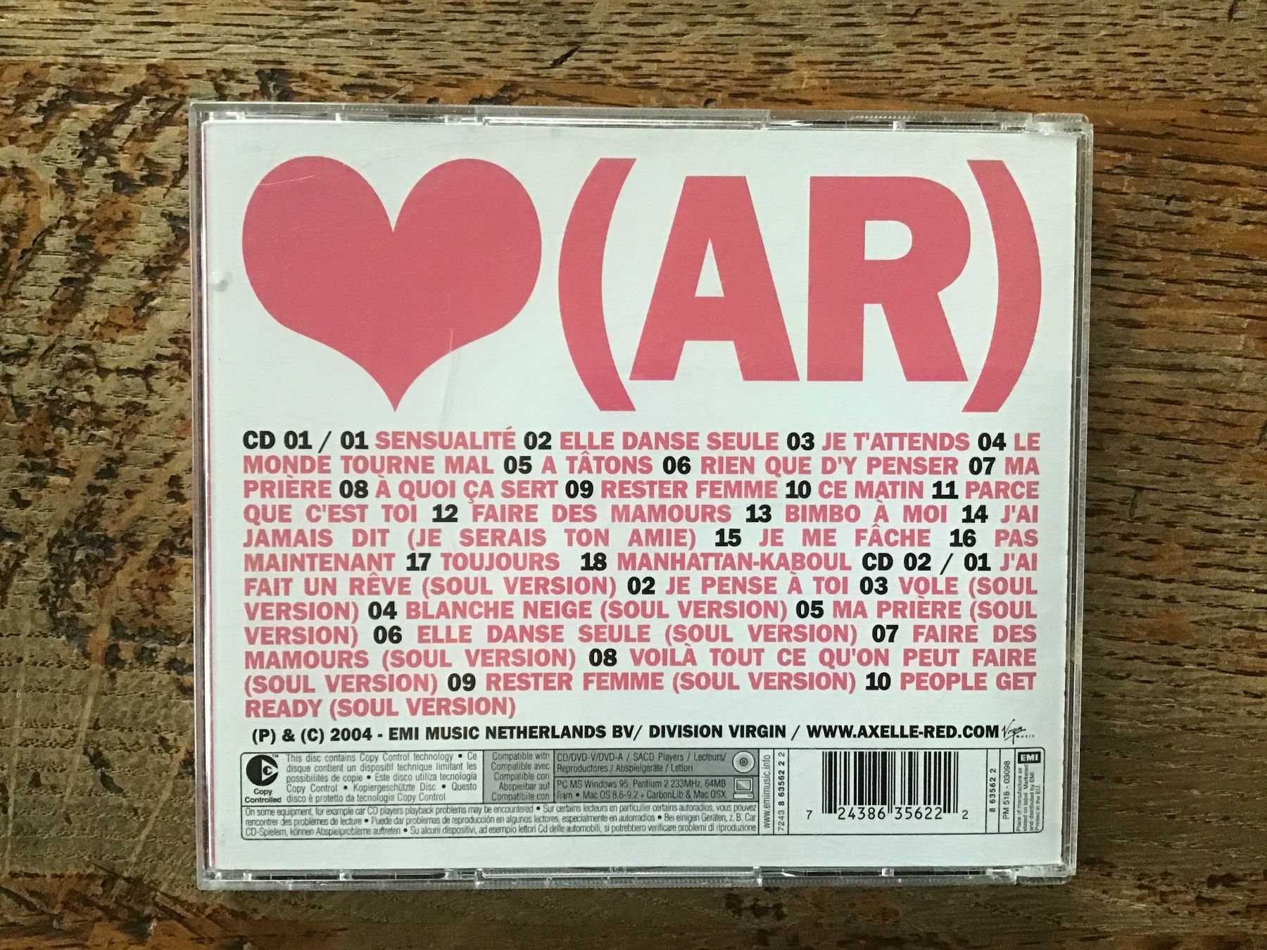 CD: 2 CD Axelle Red – Usato da Fully venduto da Ruby97 3