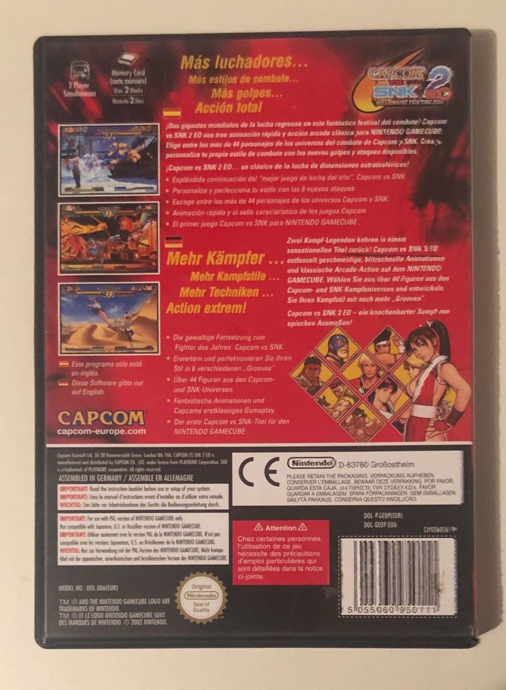 Nintendo Giochi: Capcom vs SNK 2 für Nintendo Game Cube – Usato da Kestenholz venduto da Matti_10 1