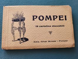 Postkartenbüchlein Pompei (Ediz. Hotel Suisse)