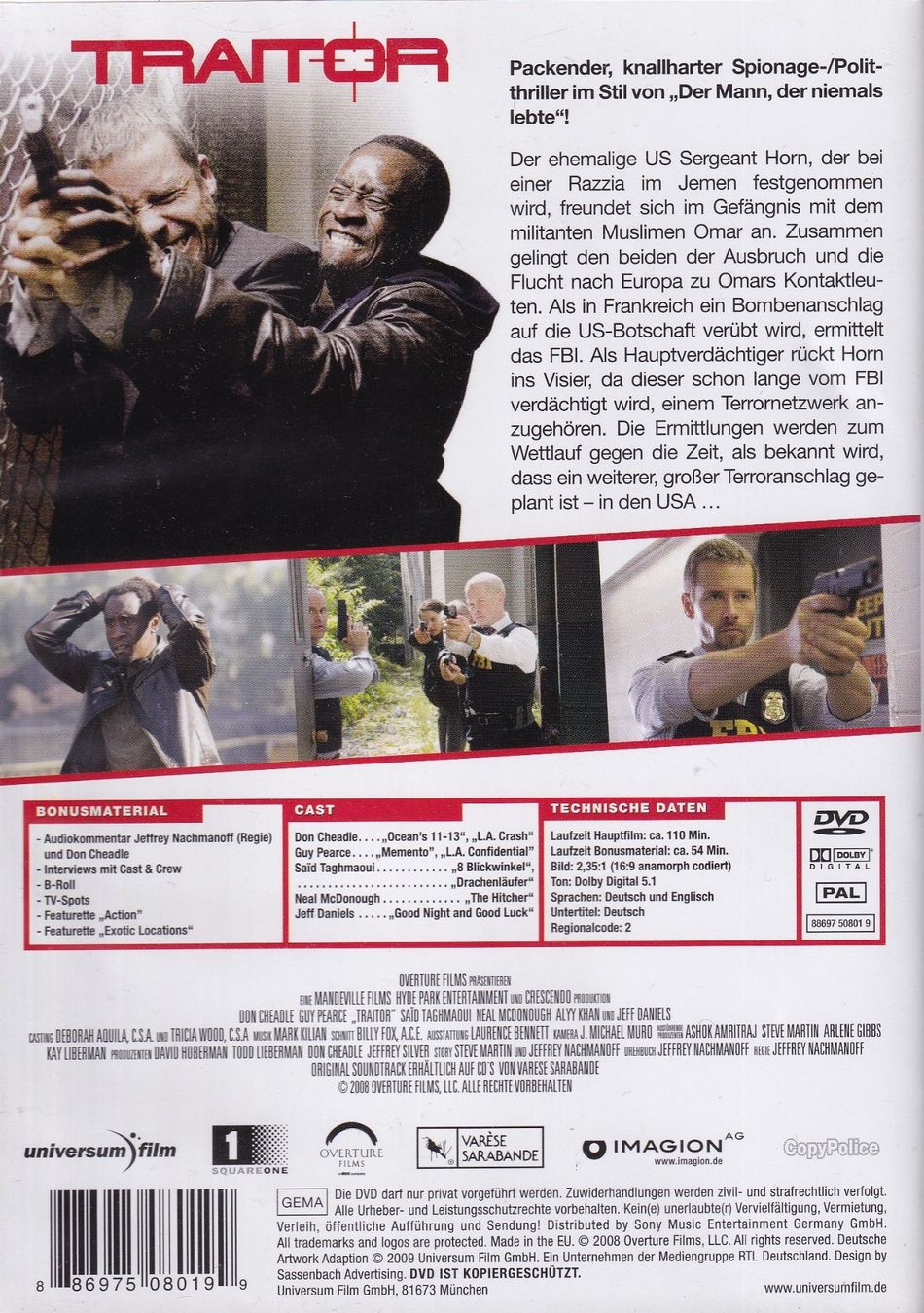 Tutti i DVDs: DVD ab Fr. 1.--, Traitor – Usato da Lausen venduto da Mondeo10628 1