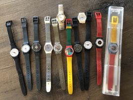 12 Swatch-Raritäten aus den Anfangsjahren!