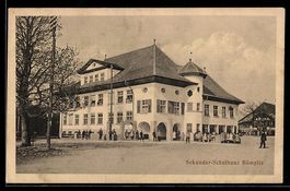 Bern-Bümpliz, Blick auf das Schulhaus