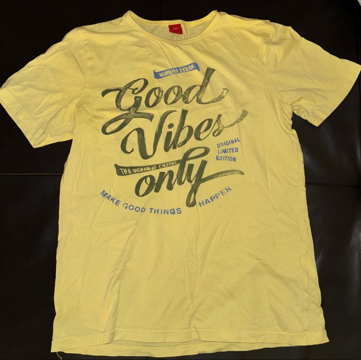 S.Oliver Camicie, T-shirt & Polo: s.Oliver, Gelbes T-Shirt – Usato da Brittnau venduto da drena.ha