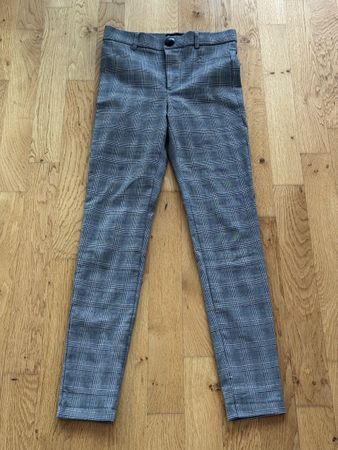 ZARA Damen Hose Kariert | Grösse S | Elegant & Stretch