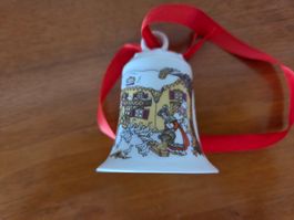 Hutschenreuther Weihnachtsglocke 1992 "Zur Gans"