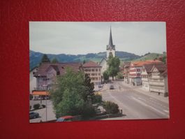 Urnäsch AR Stadtpartie mit Kirche