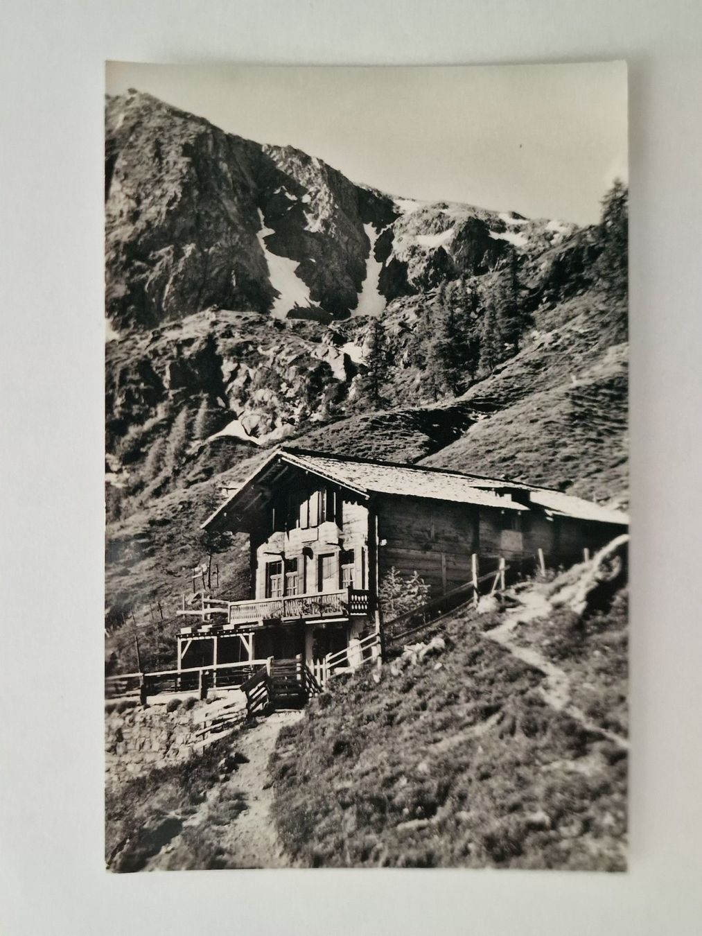 Ansichtskarten: Gasthaus Gfällalp am Lötschenpass – Gebraucht aus Rüegsauschachen von Hbru
