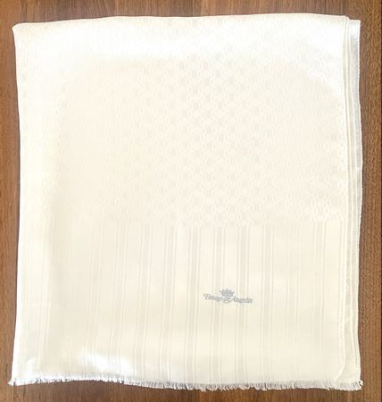 Bruno de Angelis Seidenschal – Creme/Elfenbein