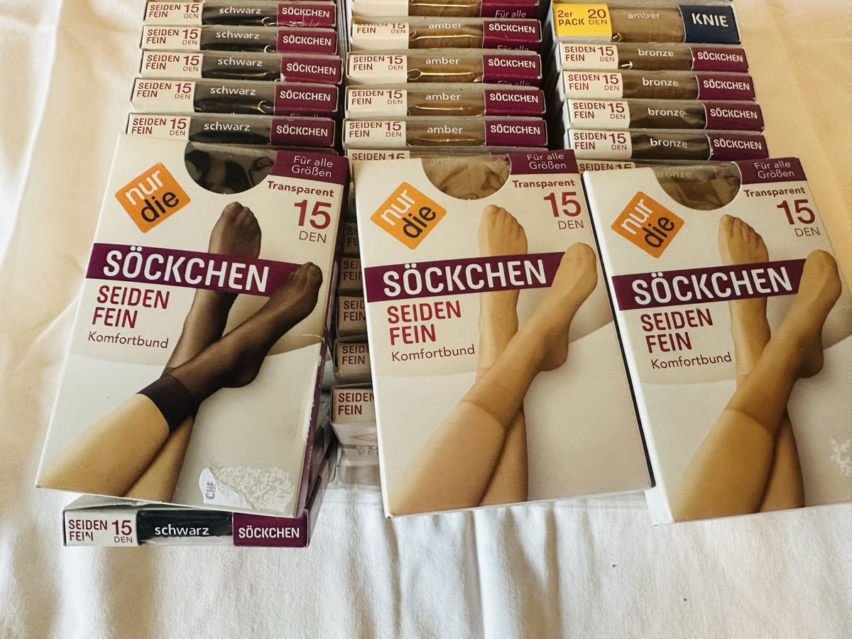 Socken: Söckchen Seiden fein transparent 47 Stöcken – Neu (gemäss Beschreibung) aus Dietikon von moradi24 1