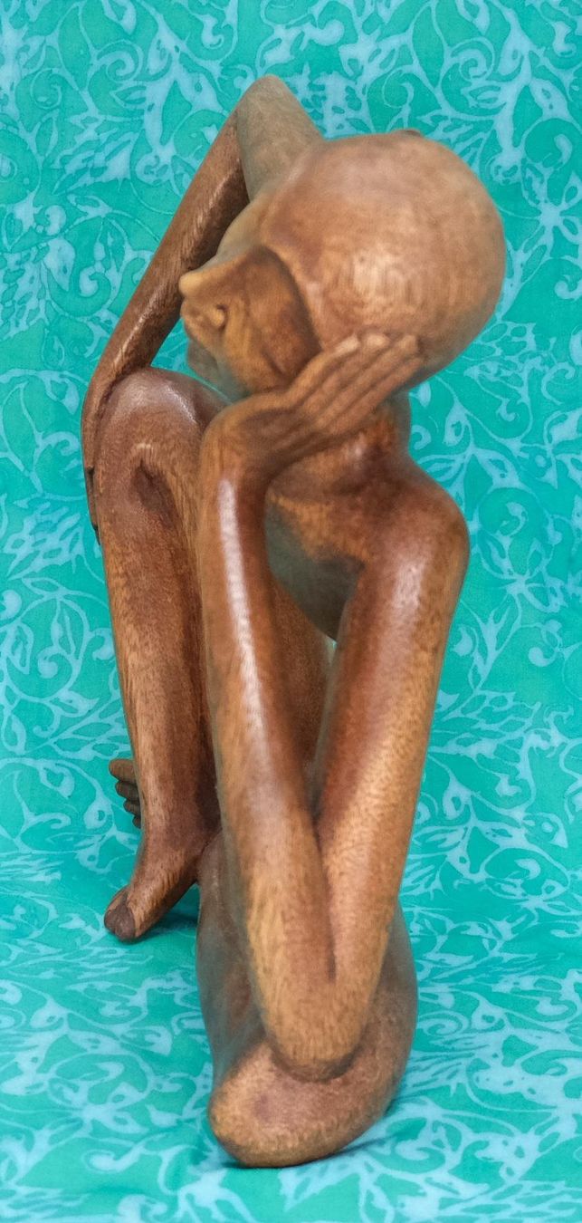 Figuren: Träumer, Figur aus Holz, 32cm – Gebraucht aus Zürich von Masala-Oase 4