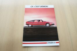 Citroën CX Prospekt 1985 Französisch