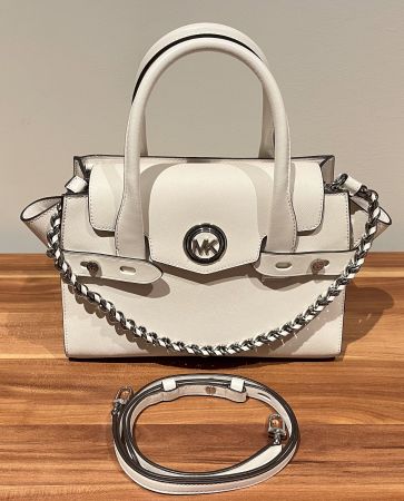 Michael Kors Handtasche Weiss/Silber, Neu und Unbenutzt