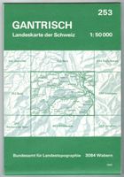 Landkarte Gantrisch 1981