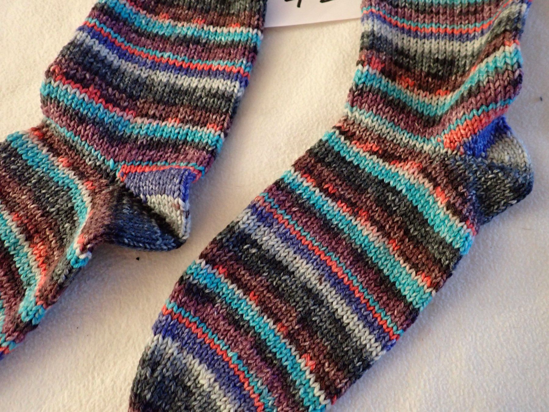 Socken: Handgestrickte Wollsocken 8.Fach  Gr.42   (826) – Neu und originalverpackt aus neuenhof von Caterchen 2