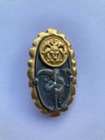 Basler Fasnachtsplakette Gold 1985 75 Johr Comite