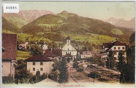 Sachseln - Dorfpartie - Litho