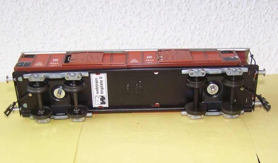 Buco Trains électriques: Webtrain 4Achs-Güterwagen mit Bremserhaus, Kleinserie Spur 0 – Neuf (Voir description) à Brüttisellen par Rentner44zh 2