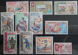 Laos Lot mit alten Werten I
