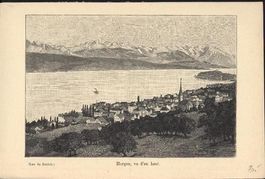Horgen Holzstich um 1890