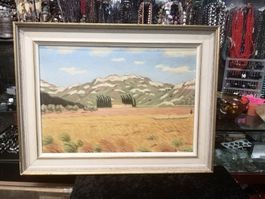 HUILE SUR PANNEAU SIGNÉE TOGNETTI