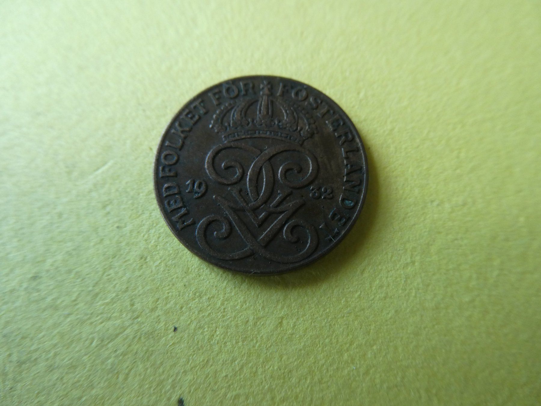 Tutti le monete: Schweden 1932, 2 Oere – Usato da Hinterforst venduto da Rohusri 1