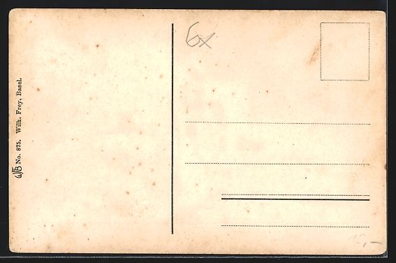 Cartoline postali: AK Basel, Partie am Rhein – Usato da Berlin venduto da bartko-reher 1