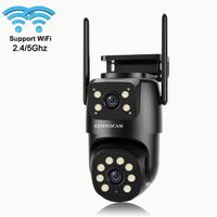 Ueberwachungs-Kamera mit WLAN 2.4/5GHz Dual-View Neu