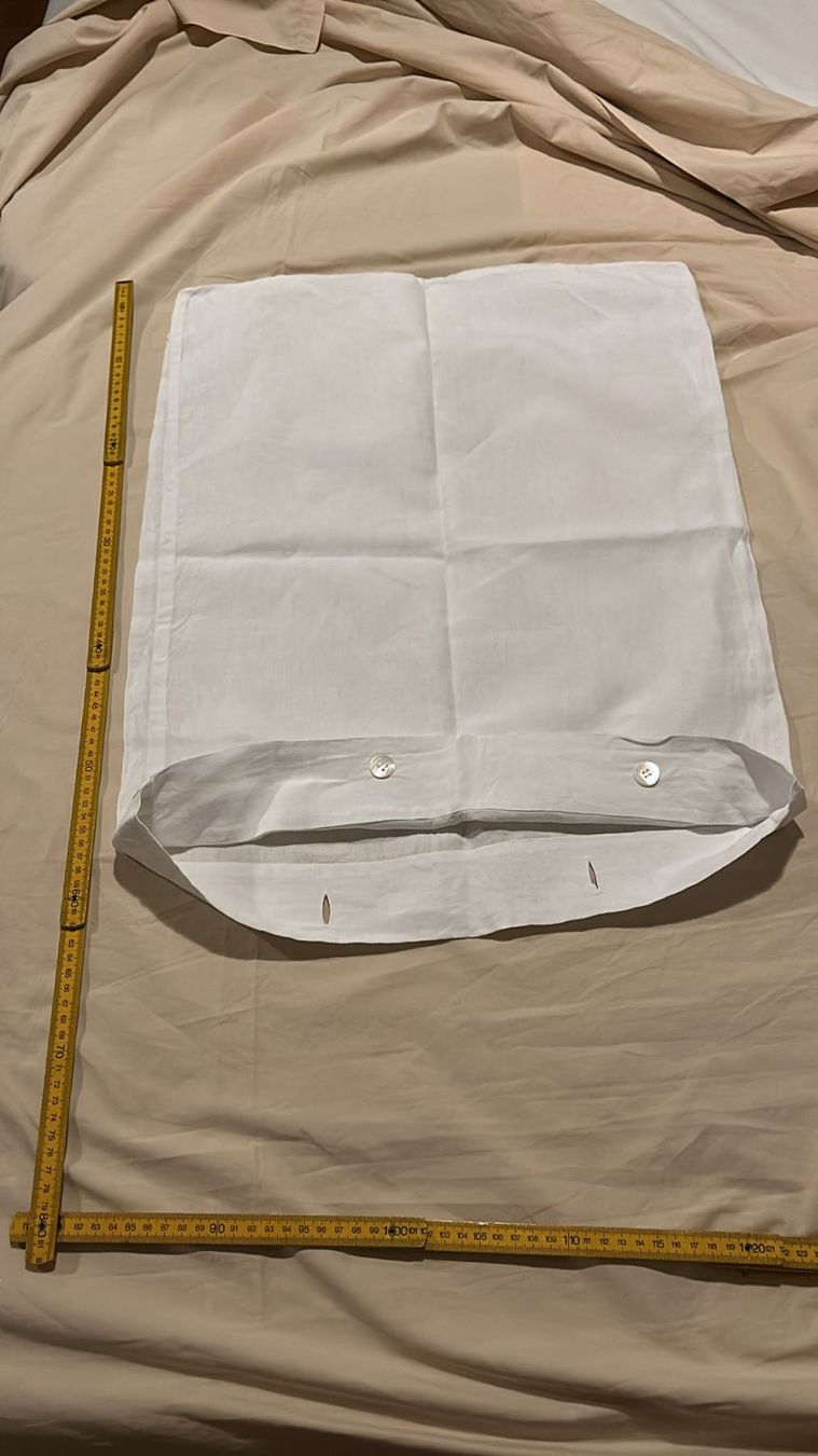 Biancheria da letto: Vecchia federa in cotone bianco 40x60 cm – Usato da Melano venduto da H-Sara 1
