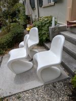 3x Panton Replika aus Fieberglas