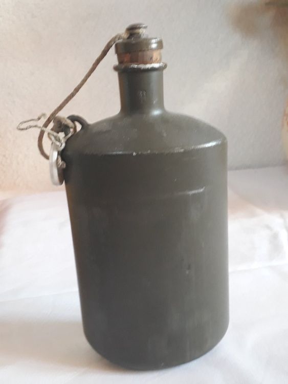 Yimai 1,2L Feldflasche Aus Alu – Mit Nylon-Trageschlaufe, Perfekt Für Wandern & Camping