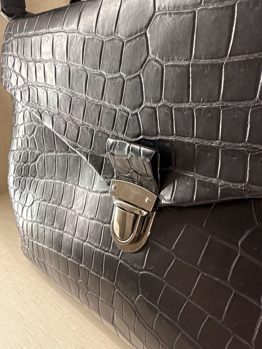 Valigie & Borse: Alligator Briefcase – Nuovo (secondo la descrizione) da Bissone venduto da luxuryitems 1